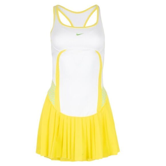 Nike Dresses & Skirts - Nike Dri Fit Tennis Racerback Pleated Pull On Dress Sz L(12-14)